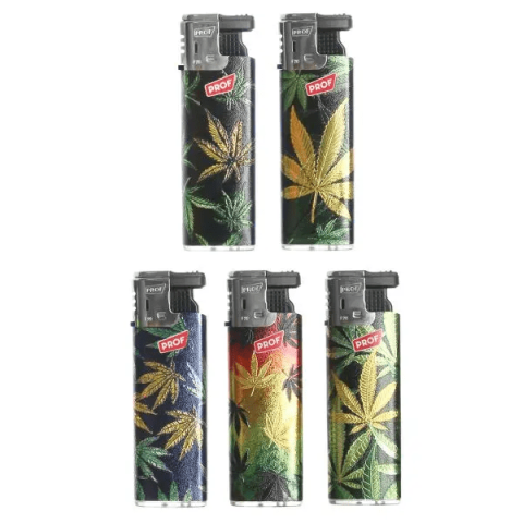Prof Golden Leaves  Turboflame lighter